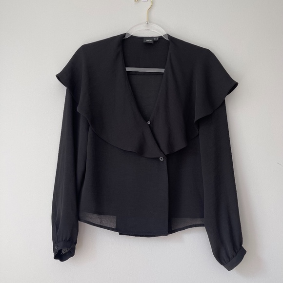 ASOS Tops - ASOS Black Blouse Sz 4